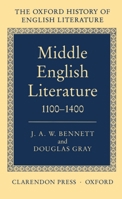 Middle English Literature, 1100-1400 0198122284 Book Cover
