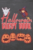 Halloween Guest Book: for Scary Halloween Decoration Horror Guest Book with 110 Pages for Costume Party Size 6 x 9 Vampire Memory Book 1690169915 Book Cover