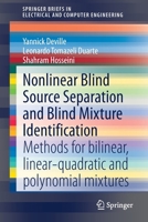 Nonlinear Blind Source Separation and Blind Mixture Identification 3030649768 Book Cover