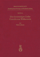 Die Einstimmigen Lieder Oswalds Von Wolkenstein: Edition Der Melodien Und Kommentar 3954902117 Book Cover