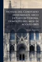 Notizie del Cenotafio denominate Arco de'Gavi in Verona, demolito nel mese di agosto 1805: corredate dei disegni autografi dell'immortale architetto Andrea Palladio 1287664261 Book Cover