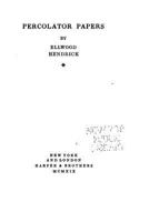 Percolator Papers 1357011261 Book Cover