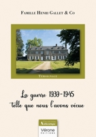 La guerre 1939-1945 telle que nous l'avons vécue B0DB1Q2QBC Book Cover