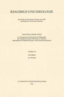 Realismus Und Ideologie: Zur Kritik Der Literarischen Theorie Nach 1848 Am Beispiel Des »Deutschen Museums« 3476996913 Book Cover