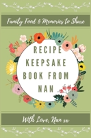 Recipe Keepsake Book From Nan 1922515779 Book Cover