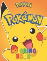 Pokémon coloring book: For kids B0942KC2SG Book Cover