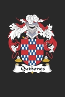 Quinones: Quinones Coat of Arms and Family Crest Notebook Journal (6 x 9 - 100 pages) 1695426061 Book Cover