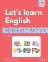 Let's Learn English - Alphabet Animals (Italian Edition) B0F3HSTHWV Book Cover