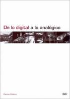 de Lo Digital a Lo Analogico (Spanish Edition) 8425219094 Book Cover