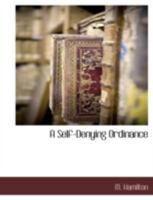 A Self-Denying Ordinance 1117878260 Book Cover