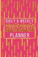 2020 Planner Daily & Weekly: Daily Planner Book 2020: Jan 1, 2020 To December 31, 2020 Daily & Weekly Planner - Gold Floral Cover 1677512342 Book Cover