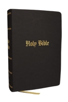 KJV Compact Large Print Bible, Black Leathersoft, Red Letter, Comfort Print 1400355583 Book Cover