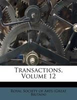 Transactions Volume 12 1177057204 Book Cover