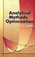 Analytical Methods of Optimization (Dover Books on Mathematics) 0486450341 Book Cover