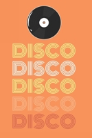 Notizbuch: Disco 70er Jahre Notizbuch I Gepunktetes Papier I 120 Seiten I Softcover 1673633668 Book Cover