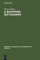 A Bantawa Dictionary 3110177102 Book Cover