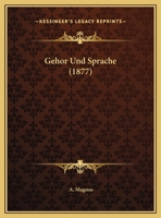 Geh�r Und Sprache 3368639781 Book Cover