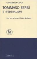 Tommaso Zerbi e i federalismi 8849808968 Book Cover