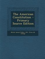 The American Constitution 1017253994 Book Cover