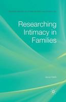 Researching Intimacy in Families 1349358002 Book Cover