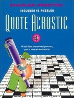 Quote Acrostic 4 0399527923 Book Cover