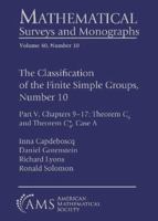 The Classification of the Finite Simple Groups, Number 10 1470475537 Book Cover