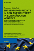 Entsendungsrechte in Den Aufsichtsrat Im Europ�ischen Kontext 311042553X Book Cover