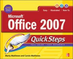 Microsoft Office 2007 QuickSteps 0071599851 Book Cover