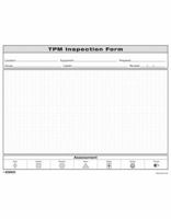 TPM Inspection Form 1138079308 Book Cover