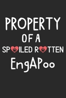 Property Of A Spoiled Rotten EngAPoo: Lined Journal, 120 Pages, 6 x 9, EngAPoo Dog Gift Idea, Black Matte Finish (Property Of A Spoiled Rotten EngAPoo Journal) 1706995865 Book Cover