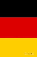 Deutschland: Flagge, Notizbuch, Urlaubstagebuch, Reisetagebuch zum selberschreiben 1795854189 Book Cover