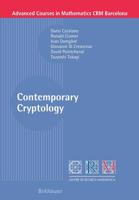 Contemporary Cryptology (Advanced Courses in Mathematics - CRM Barcelona) 376437294X Book Cover