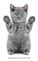 Agenda de passwords: Agenda para endere�os electr�nicos e passwords - Capa gatinho brincalh�o 1542901553 Book Cover