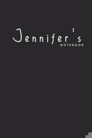 Jennifer's notebook: Cute simple notebook for women named Jennifer 1655648071 Book Cover