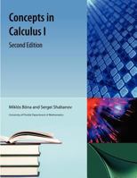 Concepts in Calculus I (Beta version) 1616101709 Book Cover