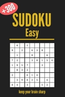 Easy Sudoku: more than 300 sudoku puzzle with solution B088BFZSYJ Book Cover