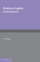 Medieval English Conveyances 0521294444 Book Cover