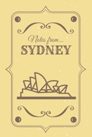 Notes from Sydney: Blank Lined Vintage Themed Journal Opera House 1671819365 Book Cover