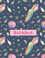 Unicorn Party Sweets Sketchbook for Doodling and Drawing 179572708X Book Cover