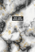 2019-2020 Weekly Planner: Sept 1, 2019 to Dec 31, 2020 - Weekly View Planner, Organizer, Agenda & Diary - Academic School Year - 16 Month Calendar ... Gold (Weekly Planner Sep 2019 to Dec 2020) 169488614X Book Cover