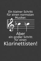 Ein kleiner Schritt f�r einen normalen Musiker. Aber ein gro�er Schritt f�r einen Klarinettisten.: Jahres-Kalender f�r das Jahr 2020 im DinA-5 Format f�r Musikerinnen und Musiker Musik Terminplaner 1703766318 Book Cover