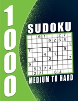 Sudoku Puzzle Book Medium To Hard: 1000 Puzzles 9x9 Sudokus for Adults with Solutions | Makes a Great Gift for Adults, Grandparents And Seniors. B08LG6FB39 Book Cover