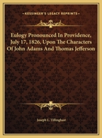 Eulogy pronounced in Providence 1175521310 Book Cover