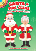 Santa  Mrs. Claus Sticker Paper Dolls 0486837556 Book Cover