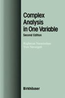 Complex Analysis in One Variable 0817641645 Book Cover