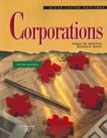 Corporations (Black Letter Series) 0314257071 Book Cover