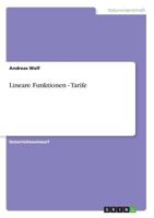 Lineare Funktionen - Tarife 3640203887 Book Cover