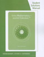 Student Solutions Manual for Waner/Costenoble’s Finite Mathematics and Applied Calculus, 4th 0495016926 Book Cover