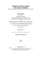 Stabilizing insurance markets for coastal consumers B084DP5V3R Book Cover