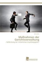 Massnahmen Der Gerichtsverwaltung 3838138678 Book Cover